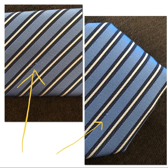 Chaps Blue Striped Tie - Picture 6 of 8